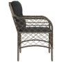 Garden armchairs with cushions 2 pcs gray synthetic rattan by , Garden chairs - Ref: Foro24-365155, Price: 198,37 €, Discount: %