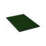 Inodoro mascotas con bandeja césped artificial verde 76x51x3 cm de vidaXL, Empapadores para mascotas - Ref: Foro24-170769, Pr...