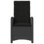 Garden recliners cushions 2 pcs black synthetic rattan by , Garden chairs - Ref: Foro24-365169, Price: 268,49 €, Discount: %