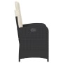 Table and chairs with cushions 3 pieces black synthetic rattan by , Garden sets - Ref: Foro24-365176, Price: 307,69 €, Discou...