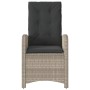 Garden recliners with gray cushions 2 pcs PE rattan by , Garden chairs - Ref: Foro24-365174, Price: 256,37 €, Discount: %