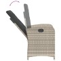 Garden recliners with gray cushions 2 pcs PE rattan by , Garden chairs - Ref: Foro24-365174, Price: 256,37 €, Discount: %