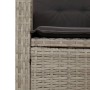 Garden recliners with gray cushions 2 pcs PE rattan by , Garden chairs - Ref: Foro24-365174, Price: 256,37 €, Discount: %