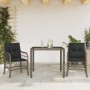 Garden chairs and table with cushions 3 pieces gray PE rattan by , Garden sets - Ref: Foro24-3212030, Price: 288,16 €, Discou...