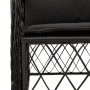 9-piece garden dining set and black synthetic rattan cushions by , Garden sets - Ref: Foro24-3212102, Price: 1,00 €, Discount: %