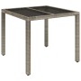 Set comedor de jardín 3 piezas con cojines ratán sintético gris de , Conjuntos de jardín - Ref: Foro24-3212644, Precio: 377,9...