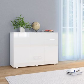 Hochglanzweißes Sideboard 107x35x80,5 cm von vidaXL, Sideboards - Ref: Foro24-283718, Preis: 163,22 €, Rabatt: %