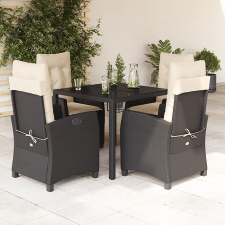 5-piece garden furniture set with black synthetic rattan cushions by , Garden sets - Ref: Foro24-3212627, Price: 558,42 €, Di...