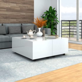 Glossy white coffee table 100x100x35 cm by vidaXL, Coffee table - Ref: Foro24-283724, Price: 217,55 €, Discount: %