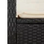 7-teiliges Garten-Essset und schwarze Kissen aus synthetischem Rattan von , Gartensets - Ref: Foro24-3212225, Preis: 853,44 €...