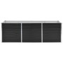 Arriate de acero galvanizado gris antracita 240x80x77 cm de vidaXL, Maceteros y jardineras - Ref: Foro24-45726, Precio: 138,7...