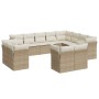 12-teiliges Gartensofa-Set und braune synthetische Rattankissen von , Gartensets - Ref: Foro24-3250367, Preis: 957,17 €, Raba...