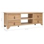 TV-Schrank aus Paulownia-Holz, 115 x 30 x 40 cm von vidaXL, TV-Möbel - Ref: Foro24-284119, Preis: 120,40 €, Rabatt: %