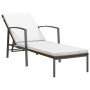 Sun loungers with table 2 units brown synthetic rattan by , Loungers - Ref: Foro24-317642, Price: 201,11 €, Discount: %