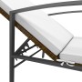 Sun loungers with table 2 units brown synthetic rattan by , Loungers - Ref: Foro24-317642, Price: 201,11 €, Discount: %