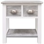 Mesa auxiliar madera de Paulownia gris 40x40x40 cm de vidaXL, Mesas auxiliares - Ref: Foro24-284066, Precio: 44,93 €, Descuen...