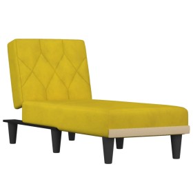 Yellow Velvet Divan Sofa by , Daybeds - Ref: Foro24-352864, Price: 136,46 €, Discount: %