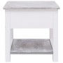 Mesa auxiliar madera de Paulownia gris 40x40x40 cm de vidaXL, Mesas auxiliares - Ref: Foro24-284066, Precio: 44,93 €, Descuen...