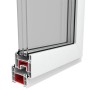 PVC tilt-and-turn triple glass window with right handle 600x1000 mm by , Windows - Ref: Foro24-141779, Price: 149,08 €, Disco...