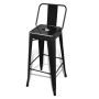 Kitchen stools 2 units of black steel by , Kitchen stools - Ref: Foro24-240929, Price: 150,99 €, Discount: %