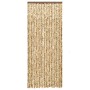 Beige and brown chenille mosquito net curtain 56x185 cm by , Mosquito nets for windows - Ref: Foro24-325448, Price: 35,78 €, ...