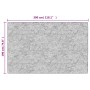 Black and white non-slip washable rug 190x300 cm by , Rugs - Ref: Foro24-337974, Price: 97,65 €, Discount: %