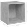 Wohnzimmermöbel 5-teilig betongraues Holzwerkstoff von , TV-Möbel - Ref: Foro24-3080010, Preis: 155,99 €, Rabatt: %