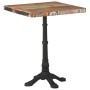 Recycled solid wood bistro table 60x60x76 cm by , Kitchen and dining tables - Ref: Foro24-321086, Price: 152,21 €, Discount: %