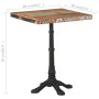 Recycled solid wood bistro table 60x60x76 cm by , Kitchen and dining tables - Ref: Foro24-321086, Price: 152,21 €, Discount: %