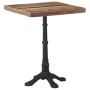 Recycled solid wood bistro table 60x60x76 cm by , Kitchen and dining tables - Ref: Foro24-321086, Price: 152,21 €, Discount: %