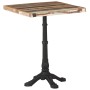 Recycled solid wood bistro table 60x60x76 cm by , Kitchen and dining tables - Ref: Foro24-321086, Price: 152,21 €, Discount: %