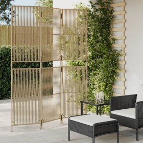 3-teiliger beigefarbener Sichtschutz aus synthetischem Rattan von , Raumteiler - Ref: Foro24-365391, Preis: 88,99 €, Rabatt: %