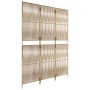 Biombo de 3 paneles ratán sintético beige de , Divisores de ambientes - Ref: Foro24-365391, Precio: 88,20 €, Descuento: %