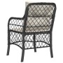 Garden armchairs with cushions 2 pcs black synthetic rattan by , Garden chairs - Ref: Foro24-365152, Price: 212,49 €, Discoun...