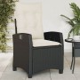 Reclining garden armchairs with 2 black synthetic rattan cushions by , Garden chairs - Ref: Foro24-365216, Price: 236,02 €, D...