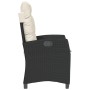 Sillones reclinable jardín cojines 2 uds ratán sintético negro de , Sillas de jardín - Ref: Foro24-365216, Precio: 236,02 €, ...