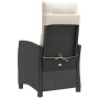 Sillones reclinable jardín cojines 2 uds ratán sintético negro de , Sillas de jardín - Ref: Foro24-365216, Precio: 236,02 €, ...