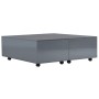 Mesa de centro gris brillo 100x100x35 cm de vidaXL, Mesas de centro - Ref: Foro24-283726, Precio: 189,45 €, Descuento: %