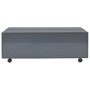 Mesa de centro gris brillo 100x100x35 cm de vidaXL, Mesas de centro - Ref: Foro24-283726, Precio: 189,45 €, Descuento: %