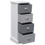 Paulownia wood auxiliary cabinet 35x30x90 cm by vidaXL, Drawers - Ref: Foro24-284078, Price: 128,02 €, Discount: %