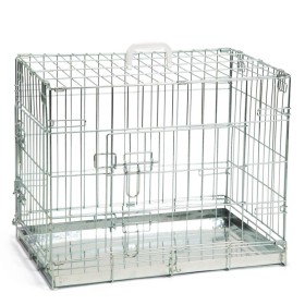 Beeztees Silver dog cage 62x44x49 cm by Beeztees, Pet carriers and boxes - Ref: Foro24-427280, Price: 72,99 €, Discount: %