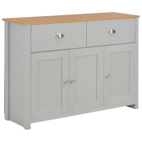 Gray sideboard 112x35x81 cm by vidaXL, Sideboards - Ref: Foro24-283743, Price: 145,64 €, Discount: %