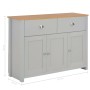 Gray sideboard 112x35x81 cm by vidaXL, Sideboards - Ref: Foro24-283743, Price: 145,64 €, Discount: %