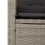 5 Stück Garten Esszimmer Set Kissen synthetisches Rattan hellgrau von , Gartensets - Ref: Foro24-3212856, Preis: 692,99 €, Ra...