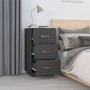 Bedside tables 2 units solid pine wood gray 40x40x75 cm by vidaXL, Nightstands - Ref: Foro24-818340, Price: 180,88 €, Discoun...