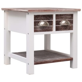 Brown Paulownia wood side table 40x40x40 cm by vidaXL, Side tables - Ref: Foro24-284067, Price: 50,99 €, Discount: %