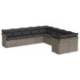 Garden sofa set 10 pieces with gray synthetic rattan cushions by , Garden sets - Ref: Foro24-3250079, Price: 610,41 €, Discou...