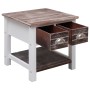 Brown Paulownia wood side table 40x40x40 cm by vidaXL, Side tables - Ref: Foro24-284067, Price: 50,55 €, Discount: %