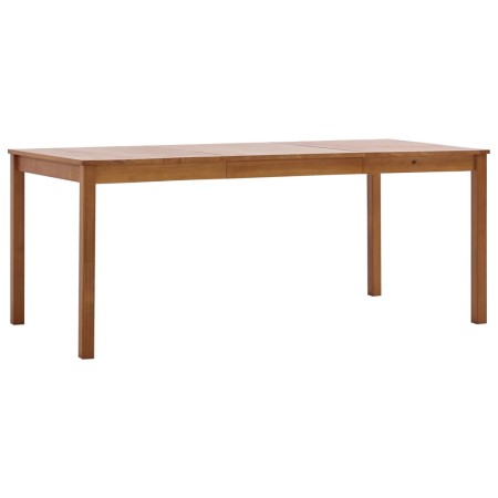 Mesa de comedor de madera de pino marrón miel 180x90x73 cm de vidaXL, Mesas de cocina y de comedor - Ref: Foro24-283404, Prec...