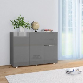 Bright gray sideboard 107x35x80.5 cm by vidaXL, Sideboards - Ref: Foro24-283720, Price: 180,99 €, Discount: %